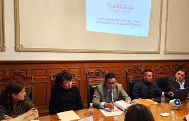 Acudió a una reunión de trabajo convocada por la SEGOB Tlaxcala 