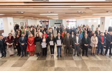 la firma de convenio de colaboración entre la magistrada presidenta del Poder Judicial de Tlaxcala