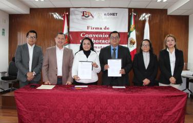 El Tribunal de Justicia Administrativa del Estado de Tlaxcala estrechó lazos de colaboración con el Archivo General e Histórico del Estado de Tlaxcala (AGHET)