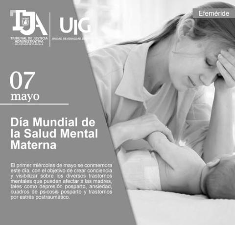 Día Mundial de la Salud Mental Materna