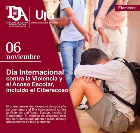 Dia Internacional con la la violencia y acoso escolar