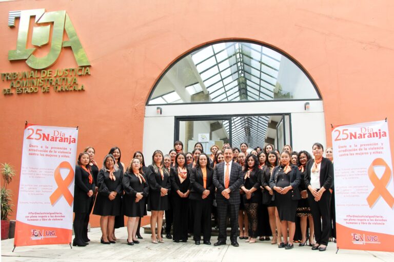 El Tribunal de Justicia Administrativa del Estado de Tlaxcala se une a la conmemoración del #DíaNaranja